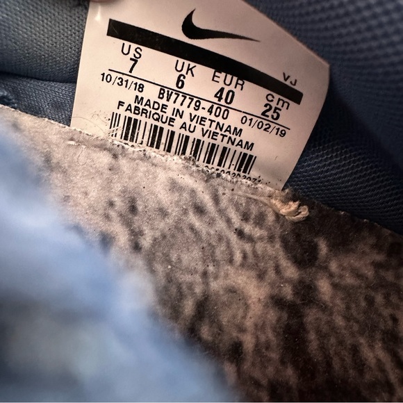 NIKE Moon Racer Mountain Blue Team Orange Midnight Navy in size US 7 - Picture 11 of 15